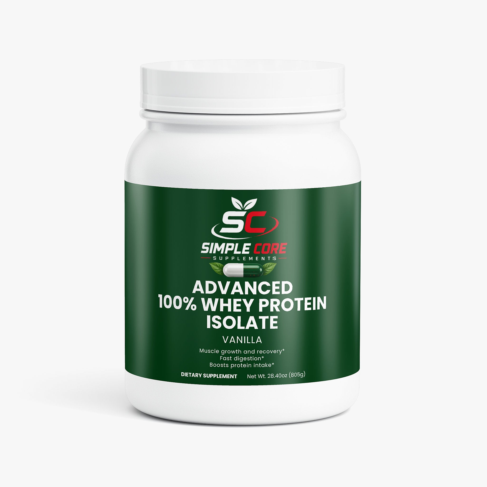 Advanced 100% Whey Protein Isolate (Vanilla)