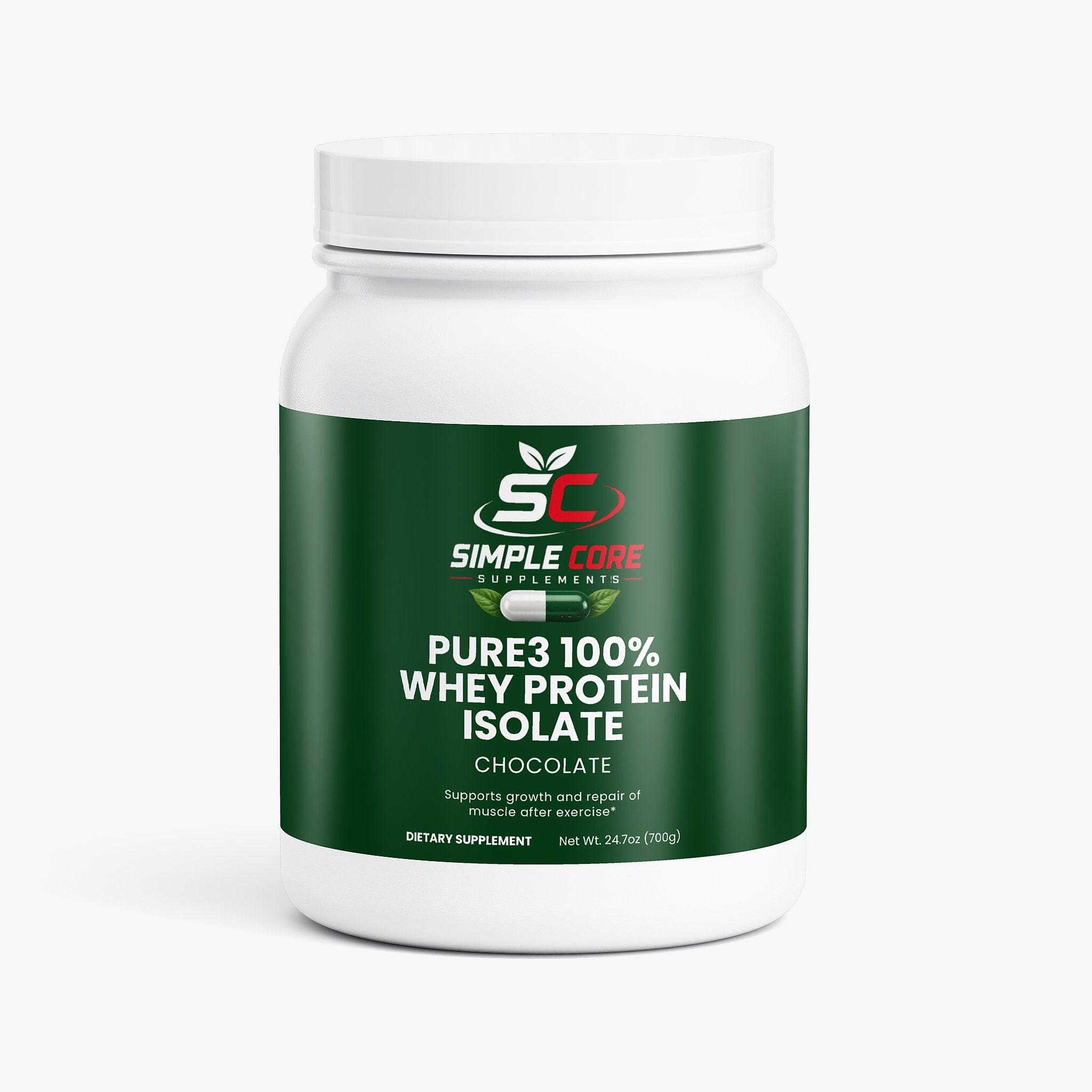 Pure3 100% Whey Protein Isolate (Chocolate)