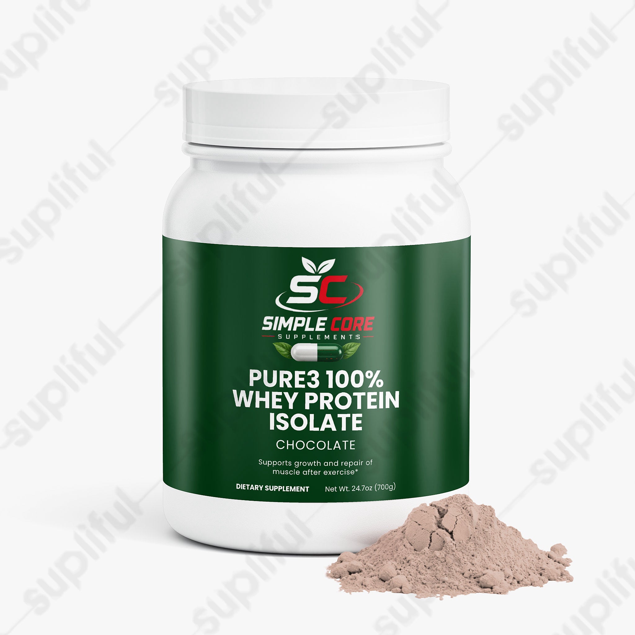 Pure3 100% Whey Protein Isolate (Chocolate)