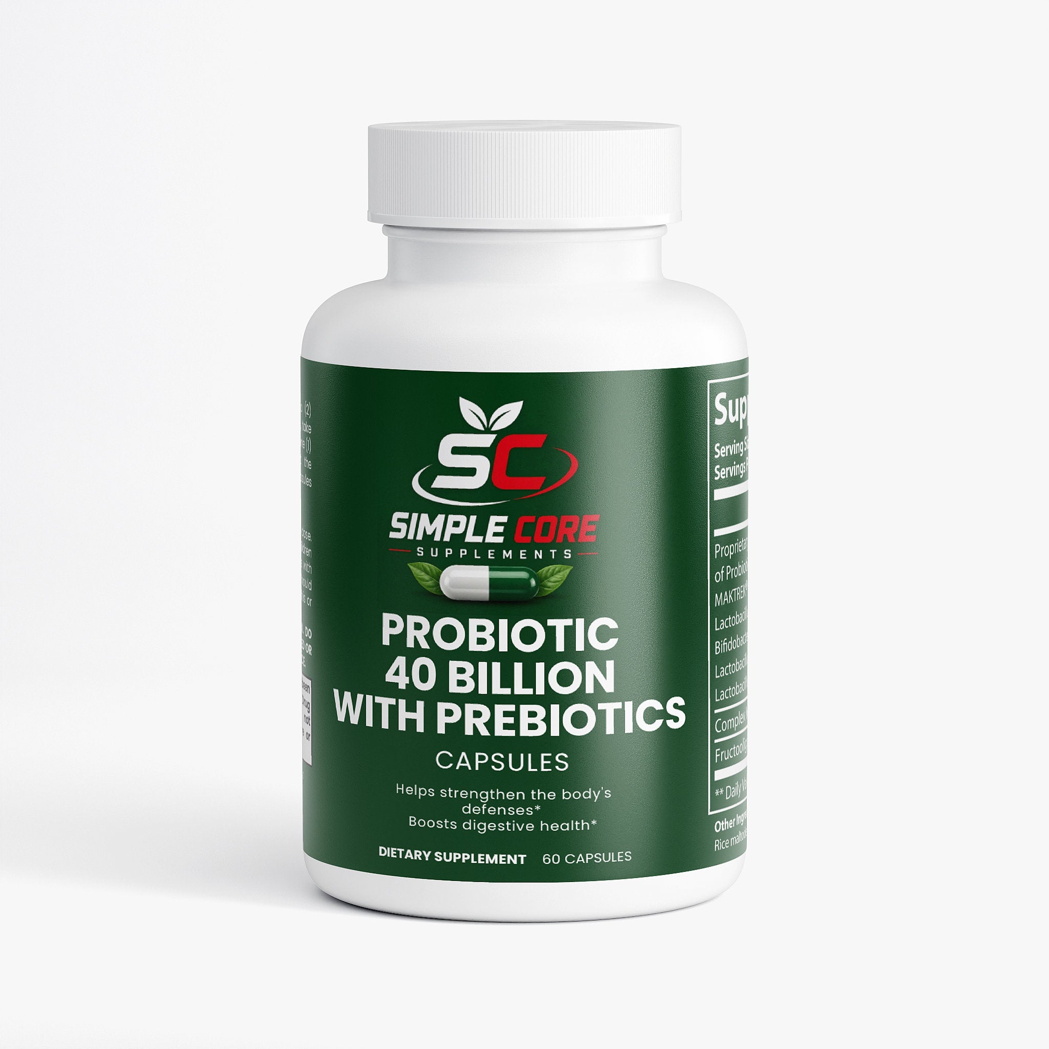 Probiotic 40 Billion with Prebiotics